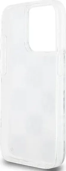Mbështjellës DKNY Liquid Glitter Multilogo për iPhone 15 Pro, i bardhë - 7