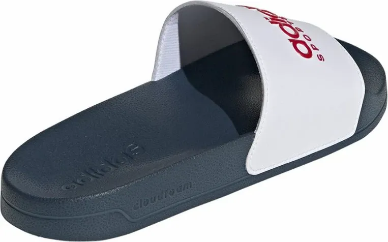 Flip-flops për meshkuj adidas, të bardha dhe blu e errët - 3
