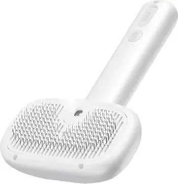 Furçë krehjeje me avull për kafshë shtëpiake, Rojeco RZSTX-02, pa kabllo, depozitë 30 ml, IPX7, bateri 500 mAh, e bardhë