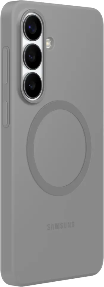 Mbështjellës silikoni magnetik Samsung Silicone Magnet Case për Samsung Galaxy S26+, kompatibil me MagSafe, gri, në kuti