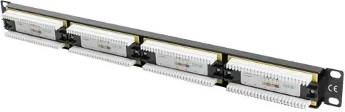 Panel patch Lanberg, 24 porte, 1U, kat.5e, UTP, i zi - 1