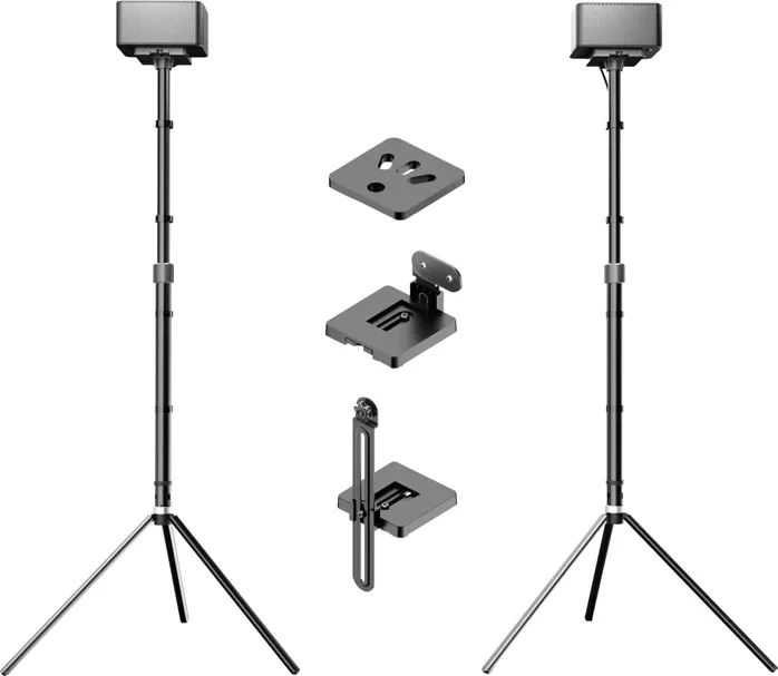 Stativ për altoparlant, Ultimea Steady 300 UBCA0, lartësi e rregullueshme 62-93 cm, max 3 kg, e zezë, set 2 copë - 1