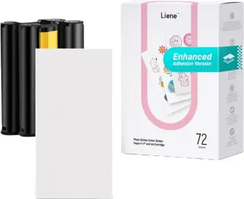 Letër ngjitëse printeri Liene PixCut PR001-65010 4x7\" 72 fletë + 2 kartridha boje