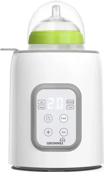 Ngrohës shishe Grownsy N10T 8-në-1 280W deri 200ml gri