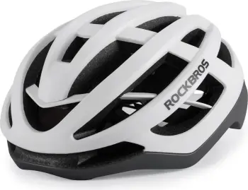 Helmet biciklete Rockbros HC-58WG-M 55-58 cm, bardhë-gri