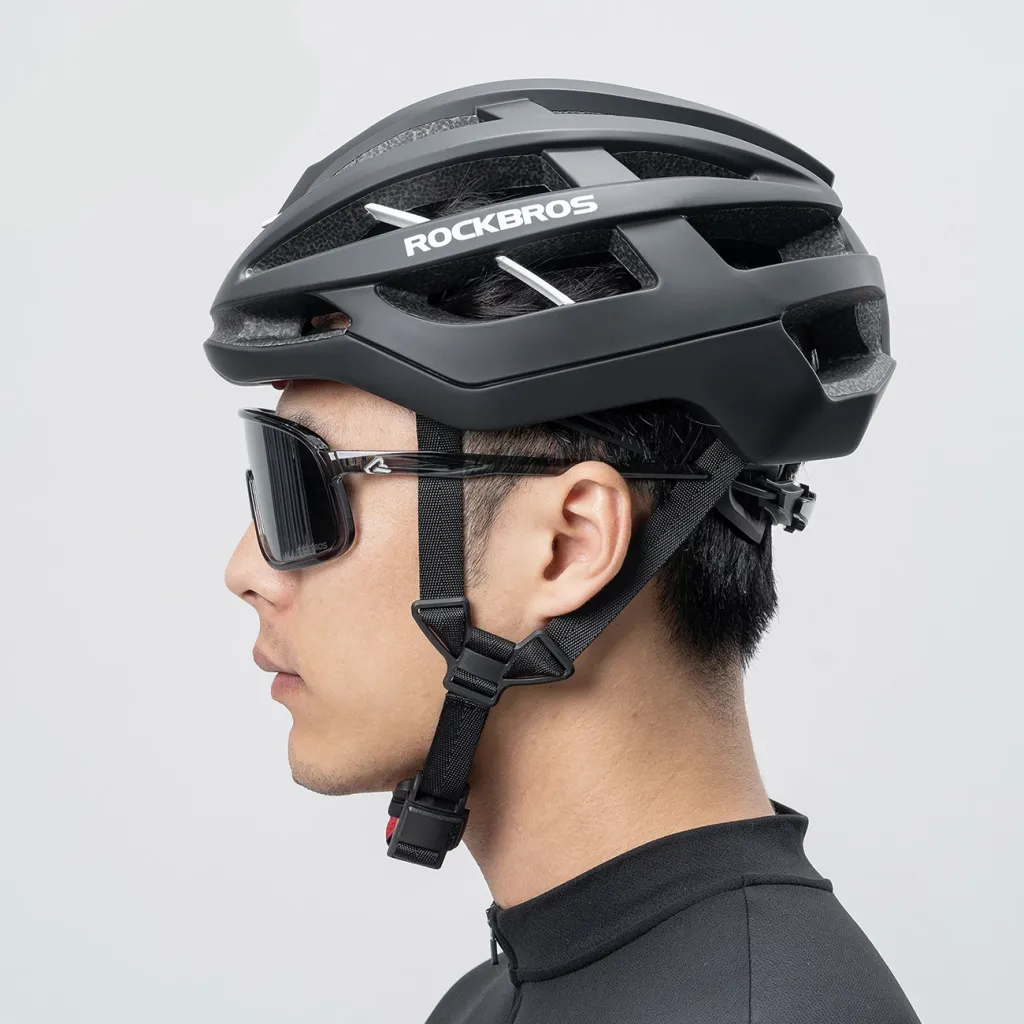 Helmet biçiklete Rockbros HC-58BK-M 55-58 cm, zi/gri - 3
