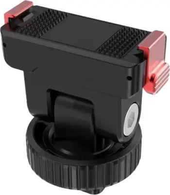 Adapter multifunksional me quick release Puluz PU1071B për DJI Osmo Action 6 / Nano, i zi/kuq