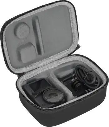 Çantë për kamerë Sunnylife Standard Combo OA6-B131 për DJI Osmo Action 6/5 Pro/4/3, e zezë, set me karabinë