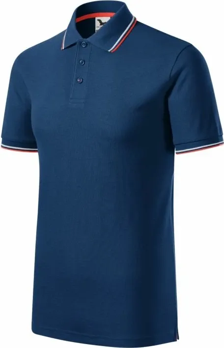 Fanellë polo për meshkuj Malfini, blu - 1