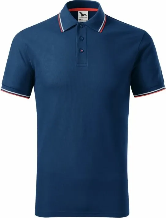 Fanellë polo për meshkuj Malfini, blu - 2