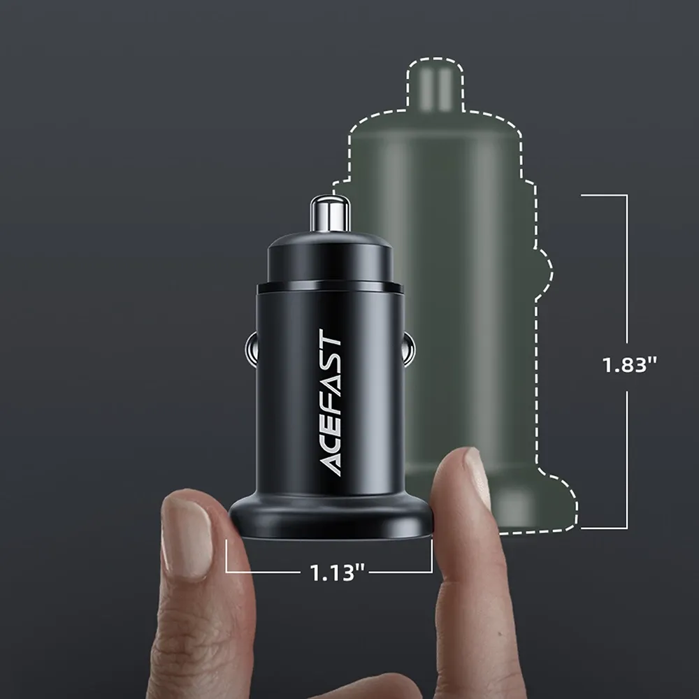 Karikues veture ACEFAST A13, 38W, USB C PD 20W USB A QC 18W, i zi - 5