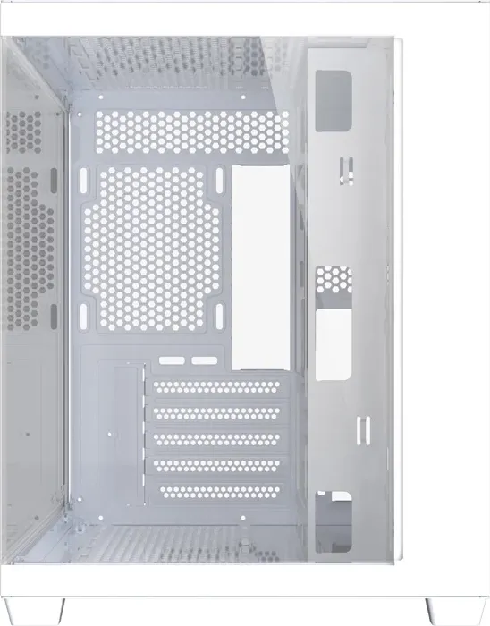 Kasë DarkFlash B275 Mini Tower për M-ATX/ITX, tempered glass, pa ventilatorë, e bardhë - 2