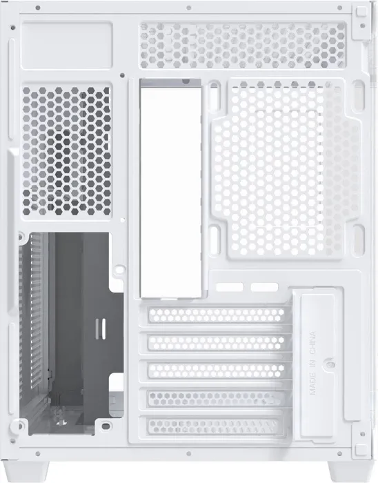 Kasë DarkFlash B275 Mini Tower për M-ATX/ITX, tempered glass, pa ventilatorë, e bardhë - 3