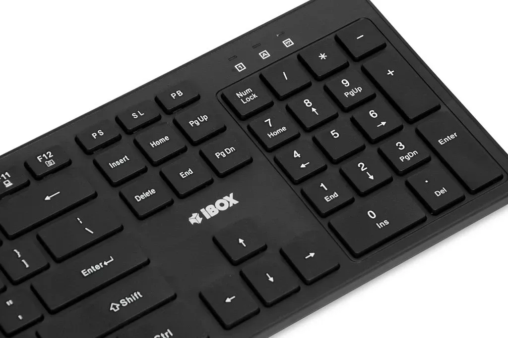 Set tastierë + maus IBOX Workstation Pro Kit, Wireless, i zi - 6