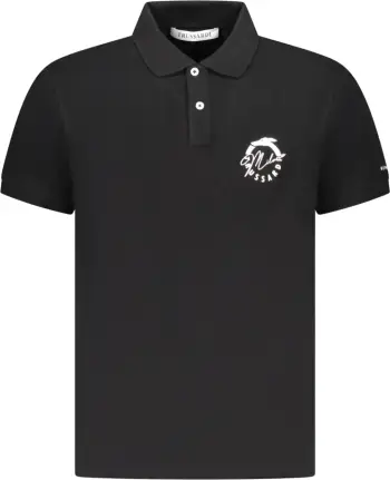 Maicë polo Trussardi meshkuj, e zezë