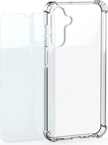 Mbështjellës + xham i temperuar Samsung by Mobeen Mobeen Clear Cover për Samsung Galaxy S26 Ultra, TPU, transparent, set 2-në-1