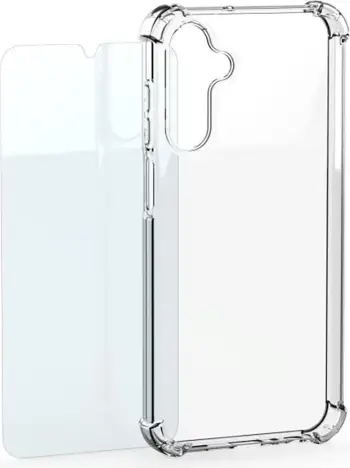 Mbështjellës celulari Samsung by Mobeen Clear Cover për Samsung Galaxy S26+, TPU, set me xham të kalitur, transparent