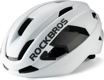 Helmetë biciklete Rockbros LK-15 58-62 cm, fibër karboni, e bardhë