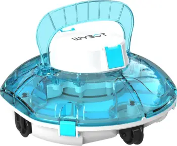 Robot pastrimi pishine, Wybot Winny 200 (HJ102P), wireless, 3200 mAh, deri 60 m², IPX8, bardhë/kaltër, set