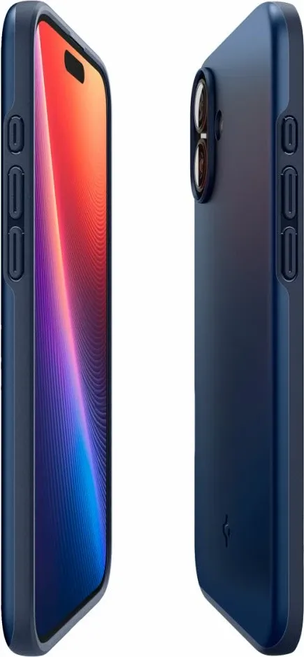 Mbështjellës Spigen Thin Fit MagSafe për iPhone 16, Kaltër - 8