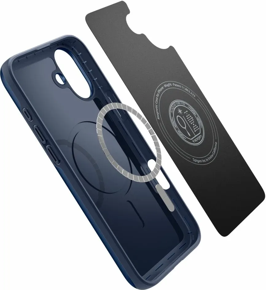 Mbështjellës Spigen Thin Fit MagSafe për iPhone 16, Kaltër - 9