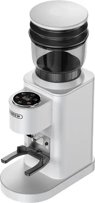 Mulli elektrik kafeje HiBREW G7, gurë konikë 48 mm, 48 nivele bluarje, 160 g, i bardhë