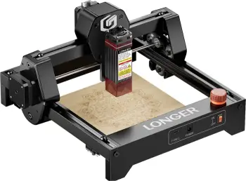 Gravues lazer Longer Ray5 mini 3.5W, zonë pune 130×140 mm, Wi‑Fi/USB, i zi, set aksesorësh
