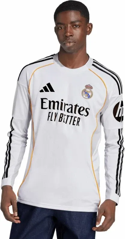 Fanellë e gjatë për meshkuj adidas Real Madrid 25/26, e bardhë - 1