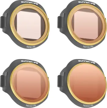 Set filtërash ND/PL Sunnylife N5P-FI097 për DJI Mini 5 Pro, 4 copë (ND8/PL, ND16/PL, ND32/PL, ND64/PL)