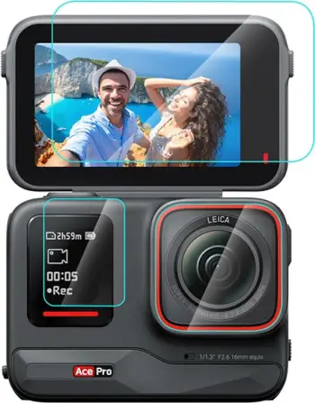 Mbrojtës xhami i fortë 3-në-1, Puluz PU951T, për Insta360 Ace Pro, set
