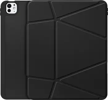 Mbështjellës Dux Ducis Vers për iPad Pro 13" (2024/2025), me stand dhe mbajtëse Apple Pencil, i zi