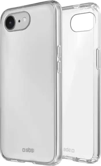 Mbështjellës SBS Skinny Cover për iPhone 16e / 17e, TPU, transparent