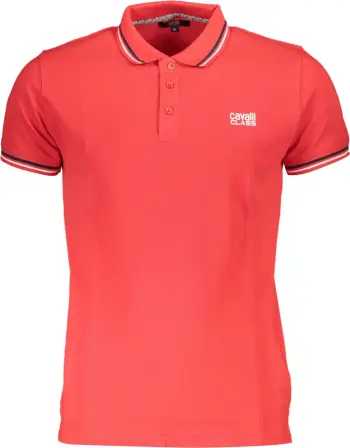 Maicë polo CAVALLI CLASS meshkuj, e kuqe