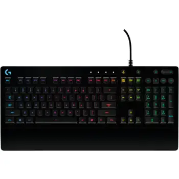 Tastierë gaming, Logitech, G213 Prodigy / 920-008087, GER layout, me ndriçim RGB, me kabllo, e zezë
