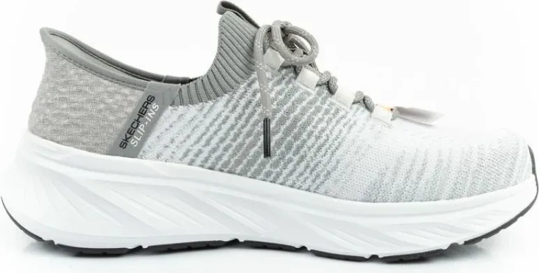 Atlete për meshkuj Skechers, të bardha dhe gri - 4