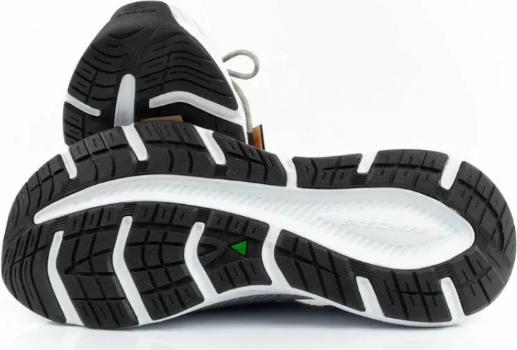 Atlete për meshkuj Skechers, të bardha dhe gri - 9