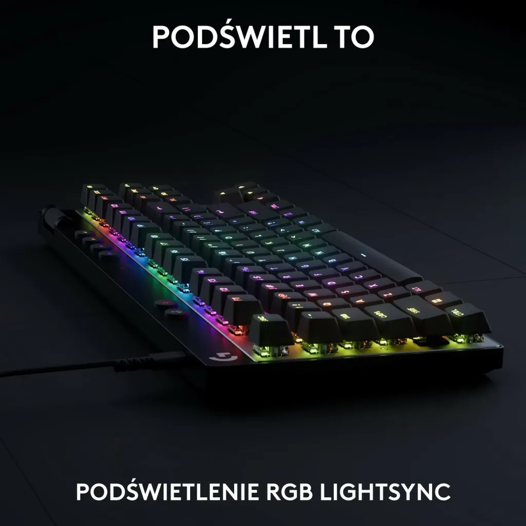 Tastierë Logitech G Pro X TKL Rapid, RGB, e zezë - 6