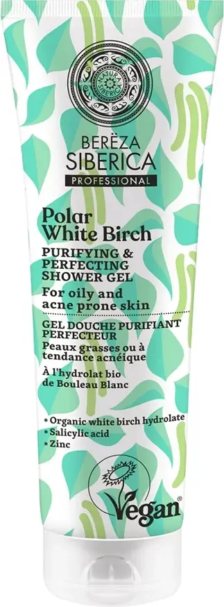 Xhel dushi për femra Natura Siberica Bereza Siberica, 200ml