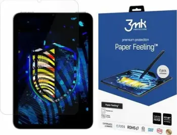Folie mbrojtëse 3MK PaperFeeling për iPad Mini 8.3", set 2 copë, transparente
