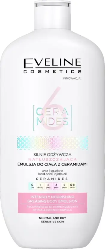 Emulsion trupi për femra Eveline Cosmetics 6 Ceramides, 350ml