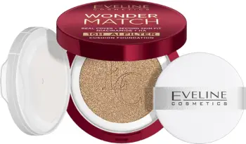 Fondatinë cushion Eveline Cosmetics Wonder Match 02W Vanilla për femra 15g