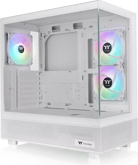Kasë Thermaltake View 270 Plus TG ARGB Snow White, Midi Tower, xham i temperuar, bardhë - 1