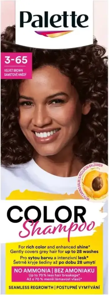 Shampon ngjyrues për flokë Palette 3-65 Velvet Brown për femra