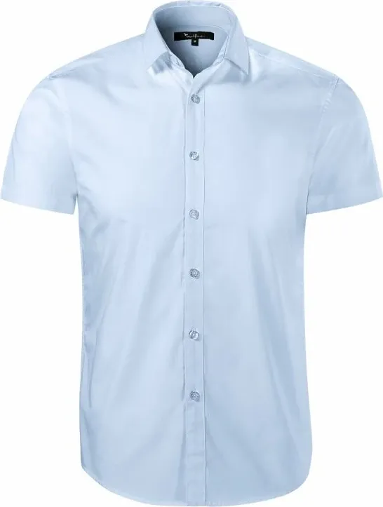 Maicë polo për meshkuj Malfini, blu e çelët - 3