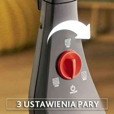 Shtupë me avull Vileda Steam Plus, e zezë - 22