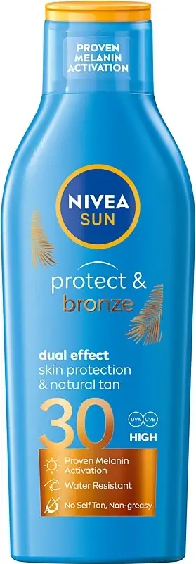 Krem për diell Nivea Protect & Bronze SPF30 për femra 200ml