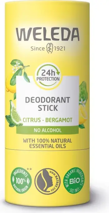 Deodorant stick për femra Weleda Lemon-Bergamot 50g