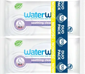 Lecka të lagura për fëmijë WaterWipes BIO me ekstrakt livandoje 2x60 copë