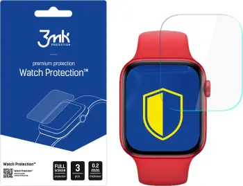 Folie mbrojtëse për orë 3MK Watch Protection, për Apple Watch SE 44mm, set 3 copë, transparente
