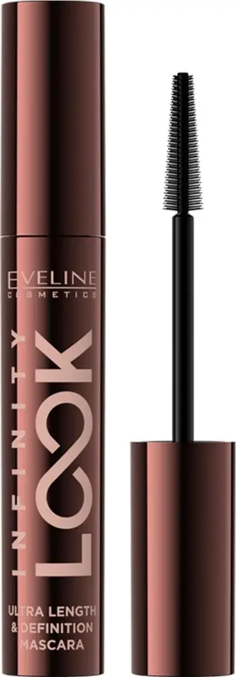 Maskarë për femra Eveline Cosmetics Infinity Look Lengthening-Defining e zezë 7ml